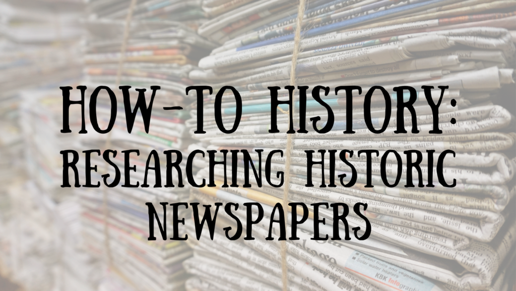 newspapers research history