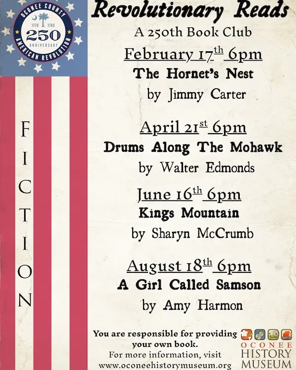 Revolutionary Reads Fiction list